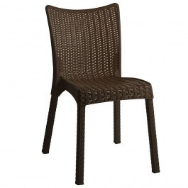 Chair Confident 253-000042 50x55x83cm Dark Brown DARK BROWN