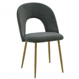 Chair Jonah 101-000081 55x57x85cm Anthracite-Natural ANTHRACITE