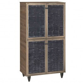 Shoes Cabinet Ronan 249-000016 70,5x35x122cm Walnut WALNUT