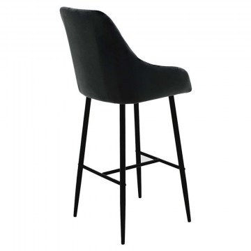 Bar Stool Patrin 029-000172 49x48x98cm Black