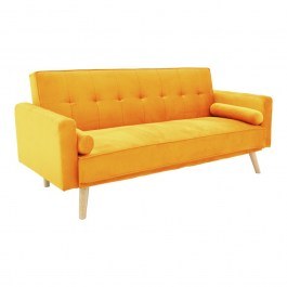Sofa - Bed Three-SeaterSuccess 035-000084 190x80x84cm Yellow YELLOW