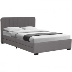 Bed Veloty (For Mattress 150x200cm) 234-000014 212,5x170x92cm Anthracite
