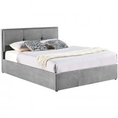 Bed With Storage Space Sonnie (For Mattress 150x200cm) 279-000006 207x161x101cm Anthracite
