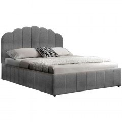 Bed With Storage Space Tatiana (For Mattress 160x200cm) 234-000009 218x175x122cm Anthracite