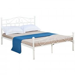 Bed Yorick (For Mattress 140x190cm) 285-000007 190x140x99cm White