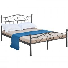 Bed Yorick (For Mattress 150x200cm) 285-000015 200x150x99cm Black