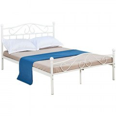 Bed Yorick (For Mattress 150x200cm) 285-000008 200x150x99cm White