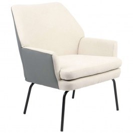 Armchair Kieran 255-000042 77x69x82,5cm Beige-Grey BEIGE