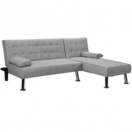 Corner Sofa - Bed Brisk 035-000069 200x146x75cm Grey GREY