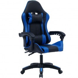 Office Chair Gaming William 275-000014 60x59x108/118cm Black-Blue BLACK-BLUE