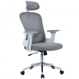 Καρέκλα Γραφείου Διευθυντή Ignatius 275-000005 62x63x110/120cm Light Grey LIGHT GREY