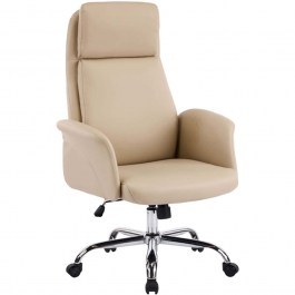 Director's Office Chair Derjio 033-000036 68x66x115/125cm Beige BEIGE