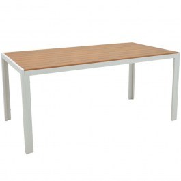 Table Nares 152-000031 180x90x72,5cm White-Natural WHITE-NATURAL