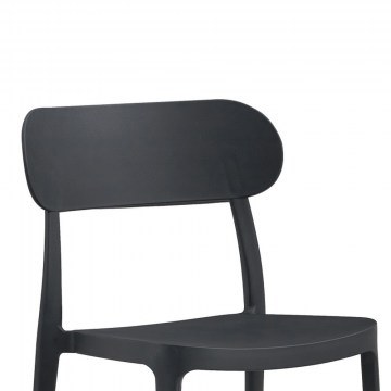 Chair Amvroan 262-000034 51x49x79.5cm Anthracite