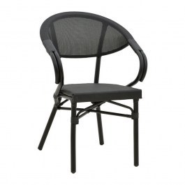 Πολυθρόνα Isaia 289-000001 57x57x83cm Black BLACK
