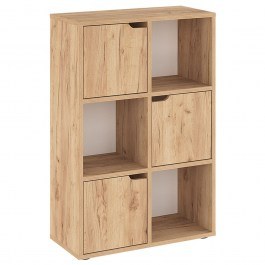 Bookcase Bookel 184-000102 59,5x27,5x89cm Oak OAK