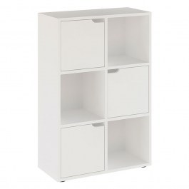 Bookcase Bookel 184-000103 59,5x27,5x89cm White WHITE