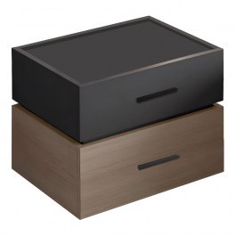 Bedside Table Sonlen 60x40x44,5cm Sonoma-Anthracite ANTHRACITE