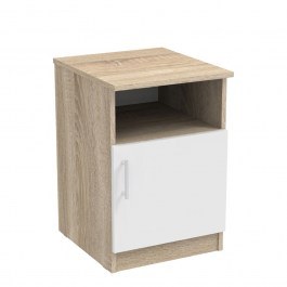 Bedside Table Galdi 361-000035 40x45x60cm Sonoma-White SONOMA-WHITE