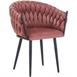 Armchair Vivian 327-000067 61x55x80cm Apple-Black APPLE