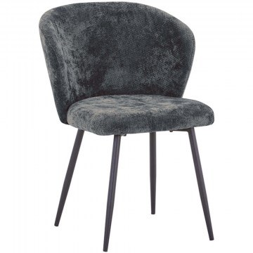 Καρέκλα Karg 327-000060 57x62x80cm Grey-Black
