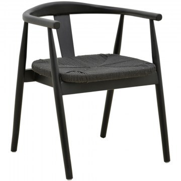 Armchair Gernine 263-000062 56x49x73cm Black