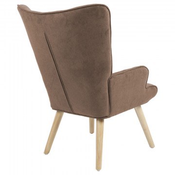 Armchair - Berzera Fluffy 255-000002 75x69x96cm Natural-Brown