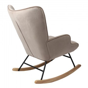 Armchair - Berzera Rocking Chair Georgia 255-000028 75x71x95cm Natural-Beige