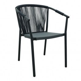 Πολυθρόνα Convince 373-000002 56x63x82cm Black BLACK