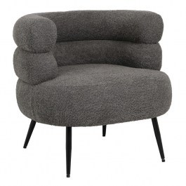 Πολυθρόνα Foleja 110-000094 76x75x72cm Anthracite ANTHRACITE
