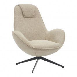 Πολυθρόνα Περιστρεφόμενη Flago 350-000022 85x88x103,5cm Beige BEIGE