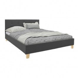Bed Mago (For Matress 140x200cm) 006-000054 147x214x88cm Anthracite ANTHRACITE