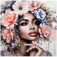 Canvas Painting Prima 296-000071 100x3x100cm Multi Inart