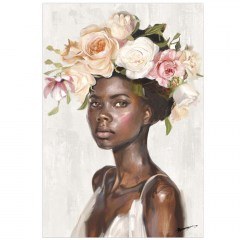 Πίνακας Καμβάς Fleri Ι 301-000045 70x3,5x100cm Multi Inart