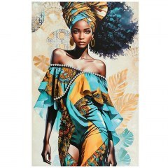 Canvas Painting Georgina I 296-000086 80x3x120cm Multi Inart