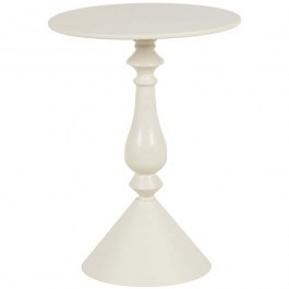 Τραπεζάκι Βοηθητικό Lalou 128-000057 Φ40x55cm Cream CREAM