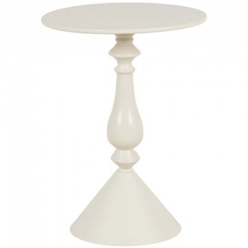 Τραπεζάκι Βοηθητικό Lalou 128-000057 Φ40x55cm Cream