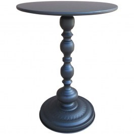 Τραπεζάκι Βοηθητικό Anesor 128-000059 Φ40x52cm Black BLACK