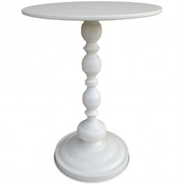 Τραπεζάκι Βοηθητικό Anesor 128-000060 Φ40x52cm Cream CREAM