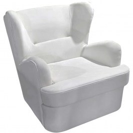 Armchair - Bergera Regalo 392-000008 75x88x85cm White WHITE