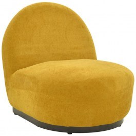 Armchair Zenny 392-000011 64x85x68cm Yellow YELLOW