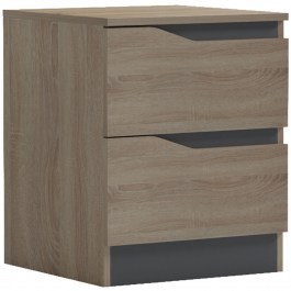 Κομοδίνο Verena 230-000134 40x40x50cm Sonoma-Anthracite SONOMA-ANTHRACITE