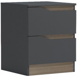 Κομοδίνο Verena 230-000137 40x40x50cm Anthracite-Sonoma ANTHRACITE