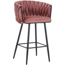 Bar Stool Vivian 327-000069 57x50x100cm Apple-Black APPLE