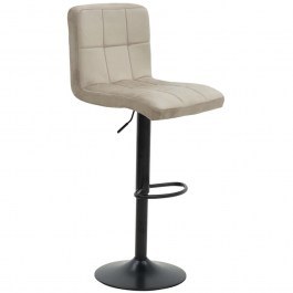 Bar Stool Remina 292-000022 44x44x112cm Beige-Black BEIGE