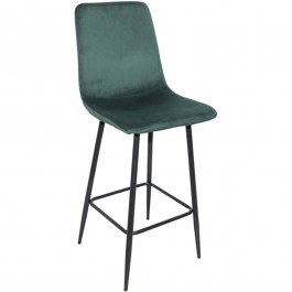 Bar Stool Grato 029-000413 43,5x55x114cm Green-Black GREEN