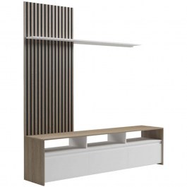 TV Composition Delfina 230-000103 190x40x199,5cm White-Sonoma SONOMA-WHITE