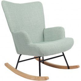 Πολυθρόνα Κουνιστή Jianna 393-000006 79x64x89cm Mint-Natural MINT