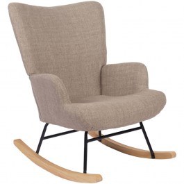 Πολυθρόνα Κουνιστή Jianna 393-000007 79x64x89cm Beige-Natural BEIGE