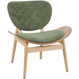 Πολυθρόνα Udalle 332-000039 77x70x81cm Olive-Natural OLIVE-NATURAL